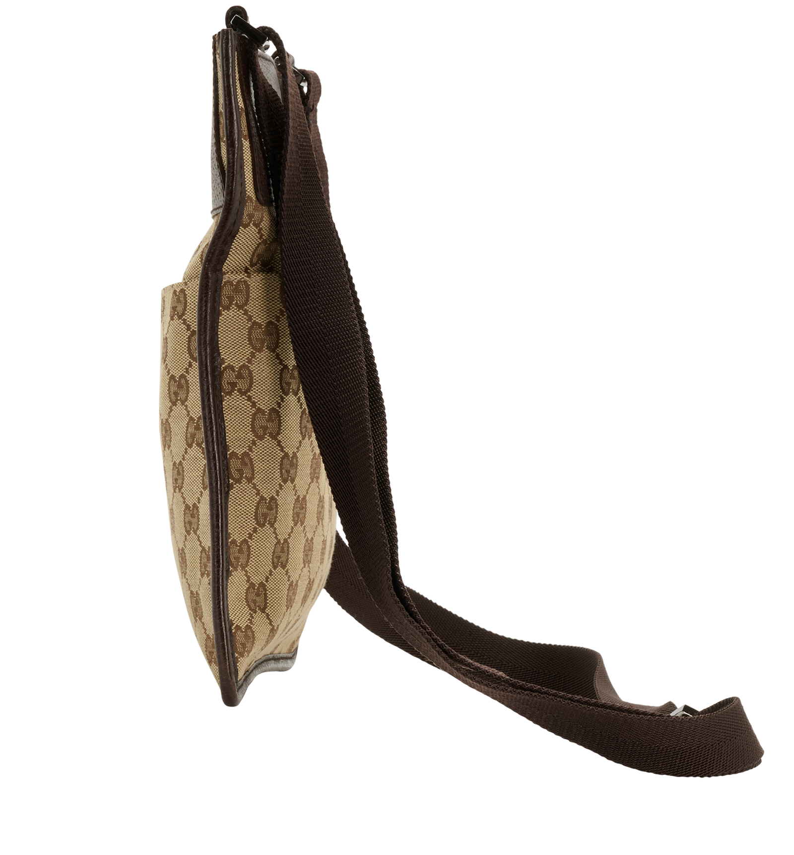 GG Messenger, &pound;395, Handbags, Brown, Canvas, Bottom view